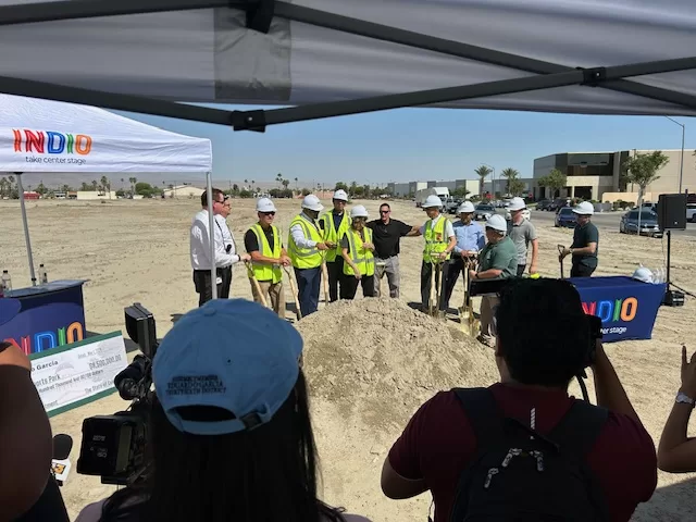 Ground breaking for Indio Recreation Center